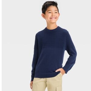 Boys' Pullover Sweater - Cat & Jack Navy Blue XL